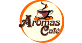 Logo de Aromas Café
